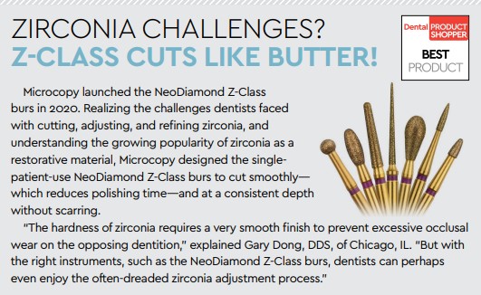 zirconia challenges zclass cuts like butter